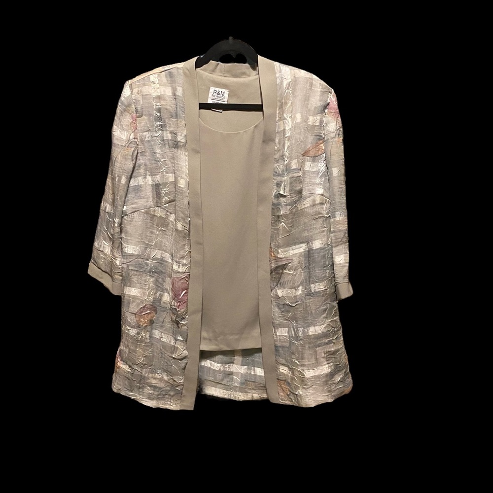 R&M Richards Woman’s Jacket/Tank Combo.  Size 16W